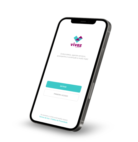 Imagem celular com App Vivaz